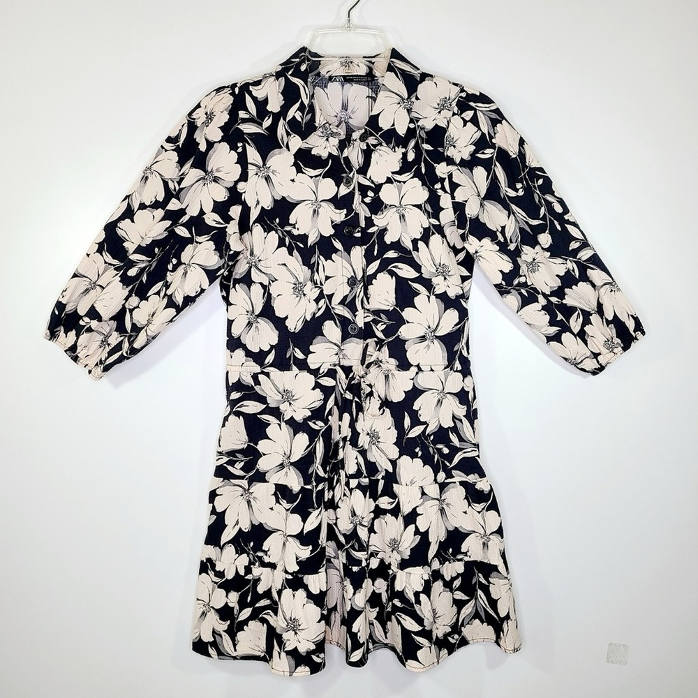 Floral mini dress Zara